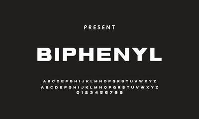 Obraz premium Future font creative modern alphabet fonts. Typography bold regular. vector illustrator