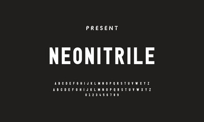 Future font creative modern alphabet fonts. Typography bold regular. vector illustrator