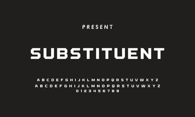 Future font creative modern alphabet fonts. Typography bold regular. vector illustrator