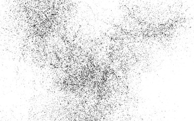 Grunge overlay textures with dust grain isolated on white background vector with fine grains isolated on white background.