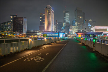 Obraz premium Vilnius Capital of Lithuania. Cathedral, Gediminas Tower, Green Bridge. Economical growth, Population, Lithuania military, Old Town, Vilnius Birthday, Lights Festival.