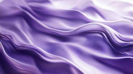 Fototapeta premium Blurred gradient with soft purple and silver waves flowing fluidly, ideal for modern corporate presentations.