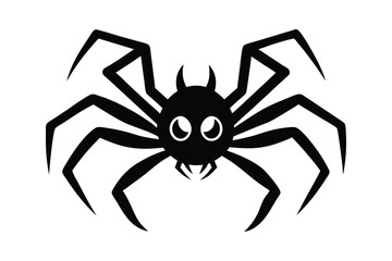spider isolated on white background