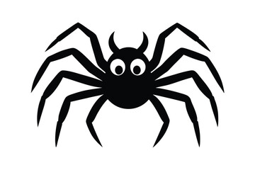 spider isolated on white background