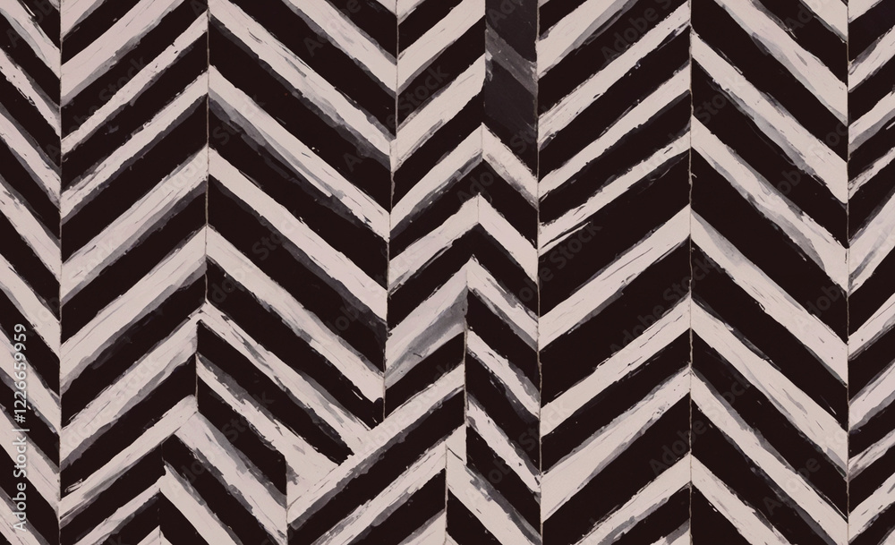Poster a zebra print wallpaper with black and white stripes. the stripes are very close together, creating 