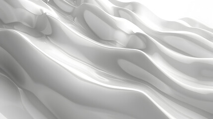 Fototapeta premium A smooth, flowing white surface creating a sense of elegance and simplicity.