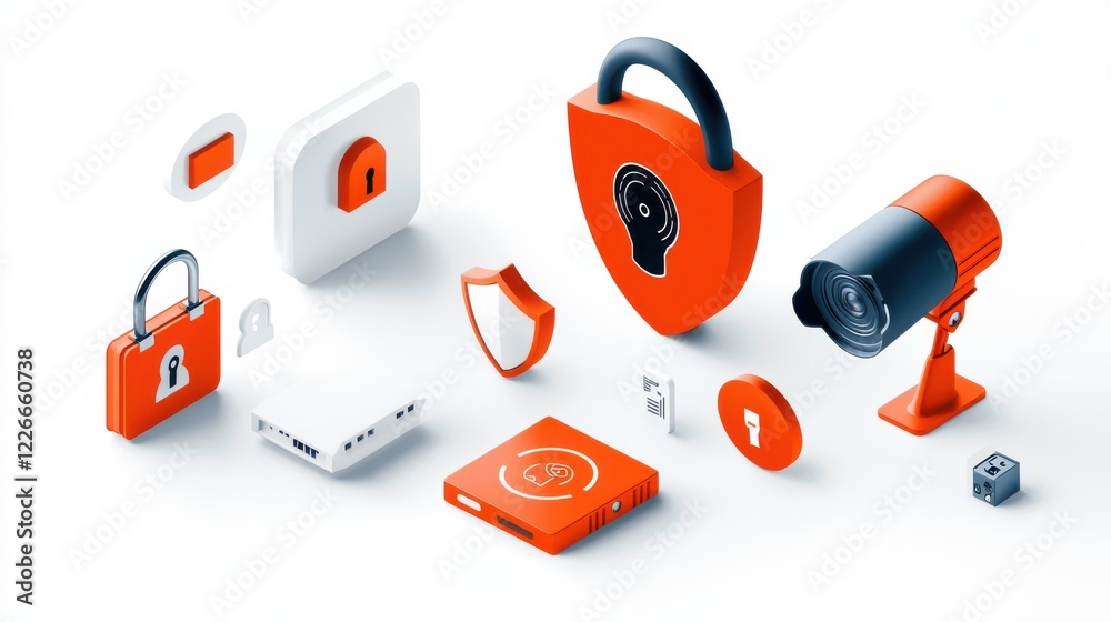 Leinwandbilder Exploring six essential cybersecurity tools for robust encryption standards in modern digital environments