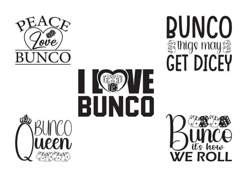 Bunco #4 vector, Bunco clipart, Bunco silhouette
