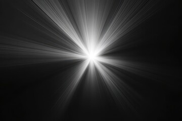 Abstract Light Rays Background with Bright Center and Dark Edges