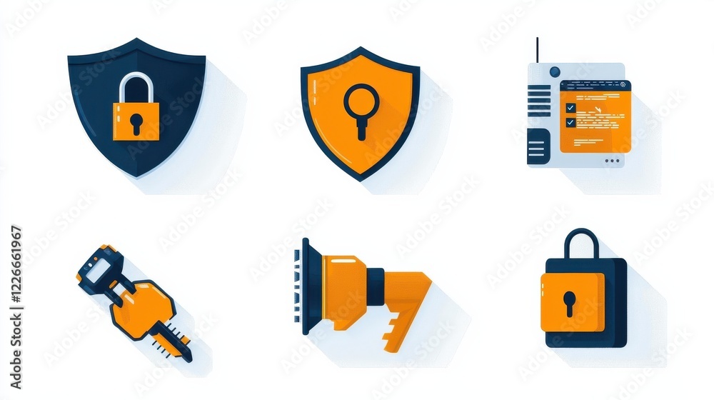Aufkleber Enhancing online security understanding six essential lock and key features for digital safety