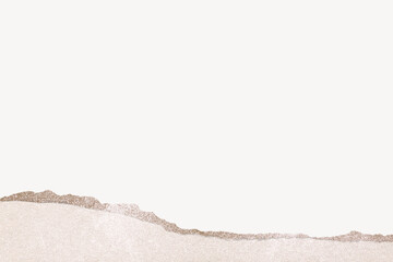 Ripped paper beige border background