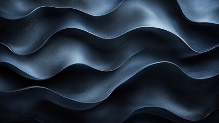 Obraz premium a black low contrast abstract elegant waves textured background for a dark elegant backdrop