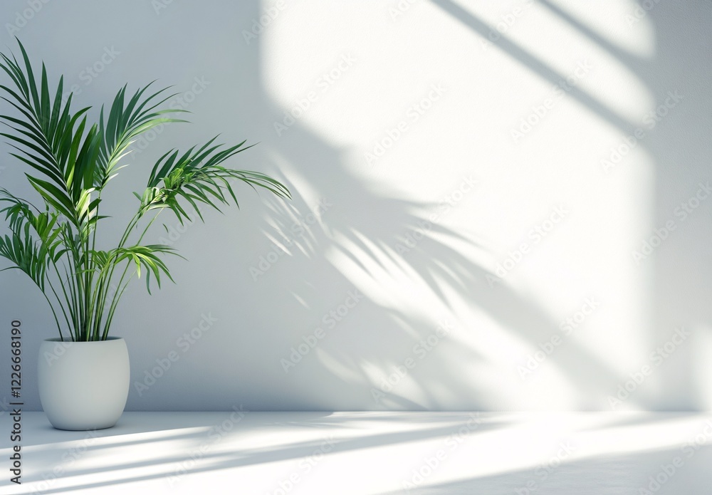 Wall mural plant in a vase