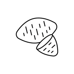 Sweet potatoes icon design