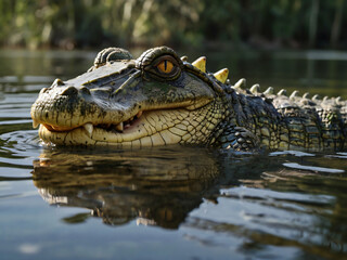 Obraz premium alligator in the everglades