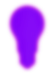 purple pink gradient light bulb 