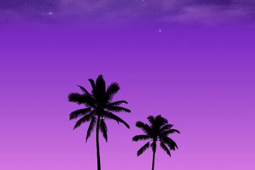 Gradient purple summer background