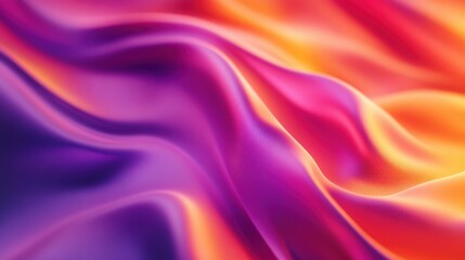 Obraz premium Smooth transitions of soft orange and purple in a fluid gradient, perfect for modern business templates.