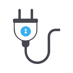 electric plug icon design