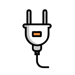 electric plug icon design