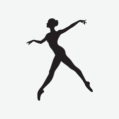 Discover stunning vector art of dancing ballet silhouettes in black on a white background. Perfect for designs, posters, and decor, these elegant ballet poses capture the grace and fluidity of dance