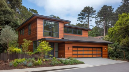 Modern house with numerous windows, a lightfilled residence with scenic views modern