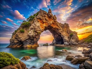 Australia Heart Rock Narooma Long Exposure
