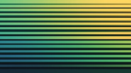 Obraz premium Abstract Horizontal Striped Pattern In Green Yellow Hues