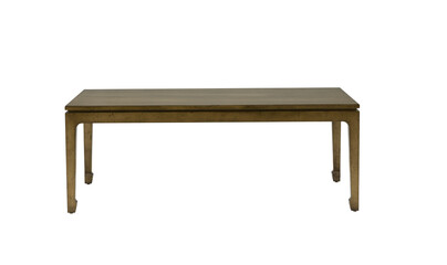 Brown wooden table isolated png. Table isolated on transparent background Furniture, interior object. PNG format.