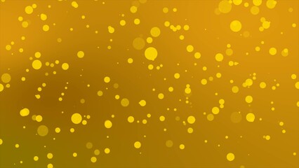 A stunning golden bokeh background featuring softly glowing light particles that create a luxurious and elegant ambiance. This shimmering gold texture is perfect for festive designs.