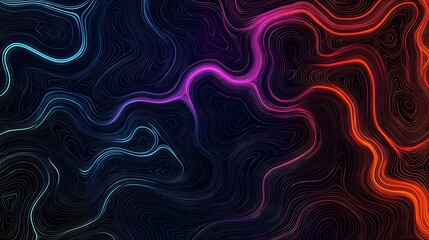 Obraz premium Abstract Flowing Lines