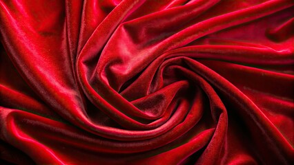 Obraz premium Dark Red Velvet Fabric Background, Empty, Low Light, Text Space