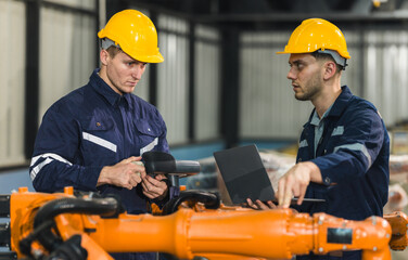Robotic engineer oversee software, machine tool performance, enhance program for efficiency