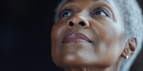 Fototapeta premium Introspective Moment: A Woman's Journey