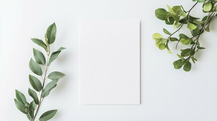 Isolated A4 paper mockup on a pristine white background, perfect for highlighting designs or branding, ideal for graphic designers and marketers wanting a sleek presentation.
