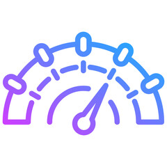 Data and Network Vector Simple Gradient Icon
