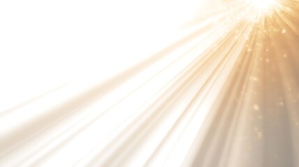 Sunbeam rays in different colors overlay