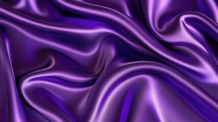 Fototapeta premium Elegant Purple Silk Fabric