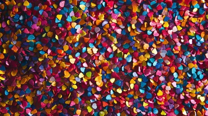 Colorful gravel forming a bright and lively texture background
