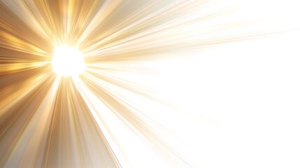 Sunbeam rays in different colors overlay