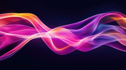 Electronic Wave Music Visualization