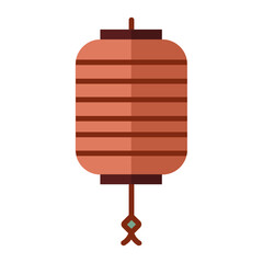 Obraz premium chinese new year lantern filled outline icon 