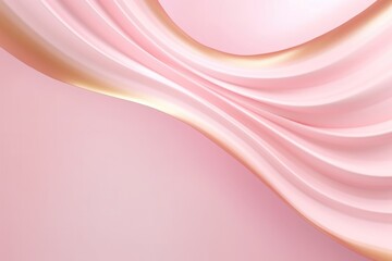 Free plain pink background with gold wave