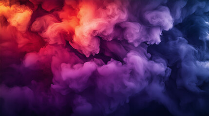 Naklejka premium A photo of purple and red-toned smoke. It is likely to be a background or art asset.