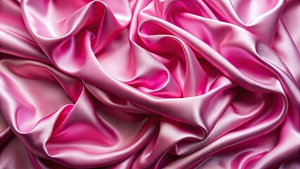 Obraz premium Elegant Pink Satin Silk Fabric Texture - Abstract Documentary Photography