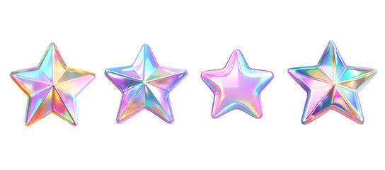 Rainbow glitter star icon on white background
