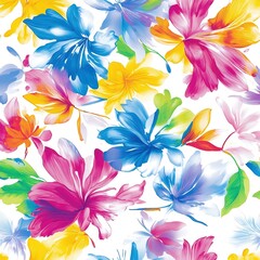 Fototapeta premium A bold advertisement featuring a seamless pattern infused with contemporary Thai inspirations, ideal for decor or fashion products, captured in high detail,