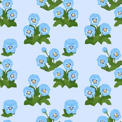 seamless pattern with Blue Violet