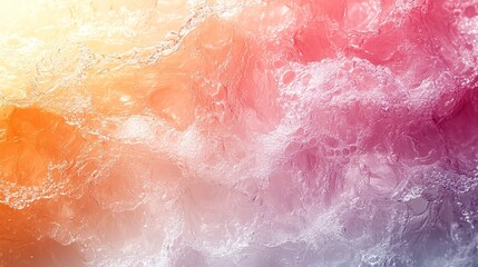 Fototapeta premium Banner with water ripples, soft colors, and light background. Transparent water, detailed texture for health, beauty, and eco-friendly promotions.