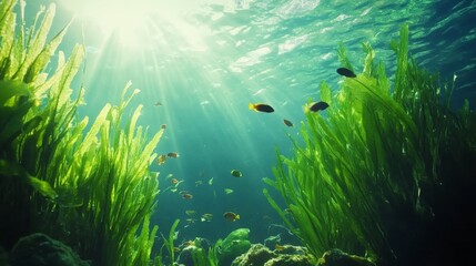 A vibrant seagrass ecosystem